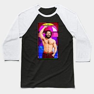 Bisexual stained glass Baseball T-Shirt